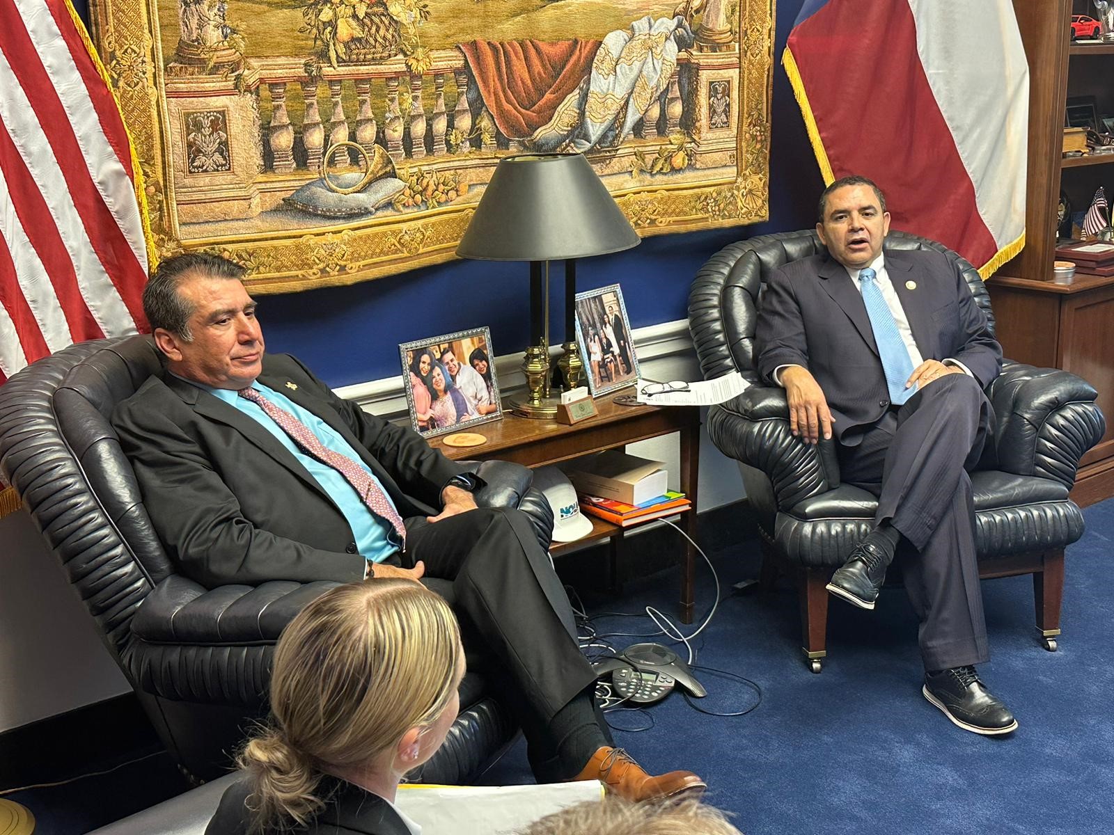 TexasHillMeetingwithCongressmanHenryCueller