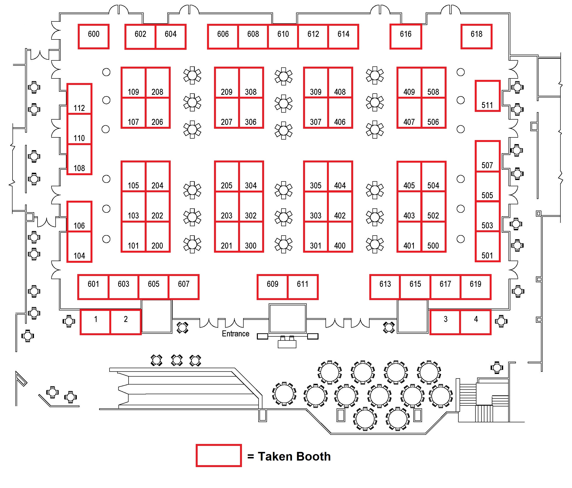 Current Exhibitors and Floorplan